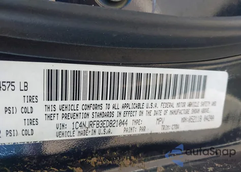 2014 Jeep Patriot Latitude z USA, uszkodzony, nr VIN 1C4NJRFB3ED821044